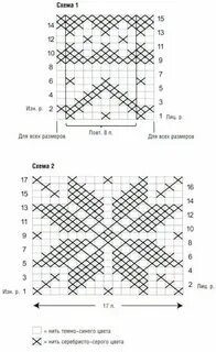 Снежинка спицами описание