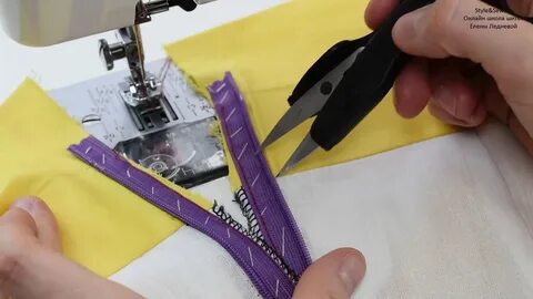 Как вшить потайную молнию в юбку