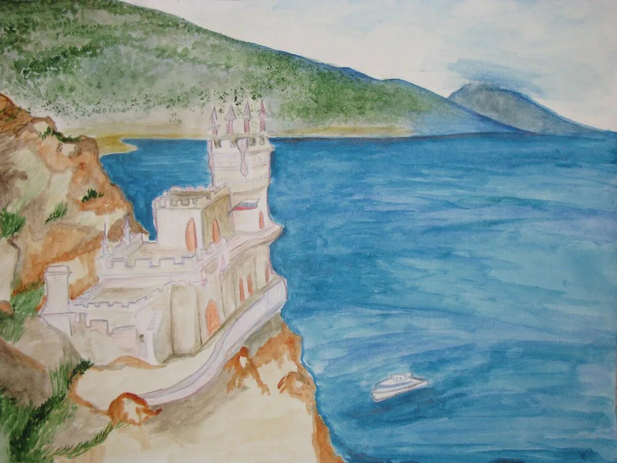 крым рисунки легкие. конкурс рисунков крым и россия фото. конкурсы рисунков в крыму. рисунок фото крым россия. россия и крым мы вместе ласточкино гнездо.