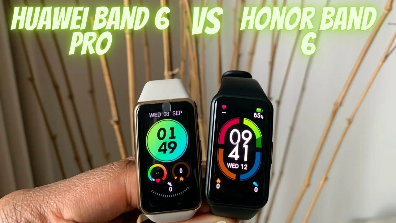 Honor Band 6 Pro. Сравнение band 6