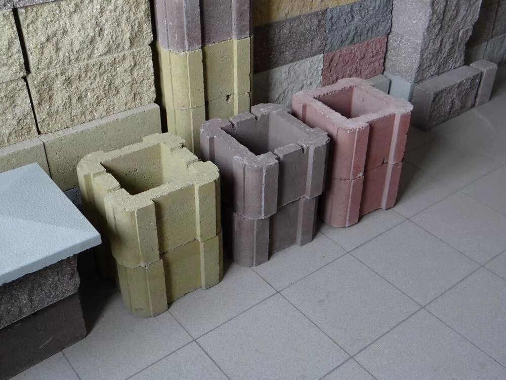 Квадроблоки для забора