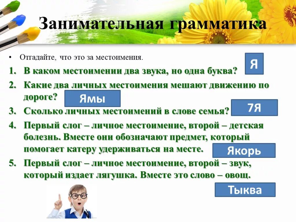 Какие два местоимения мешают. Занимательная грамматика. интересное про местоимения. интересные факты о местоимениях. занимательная грамматика 6 класс.