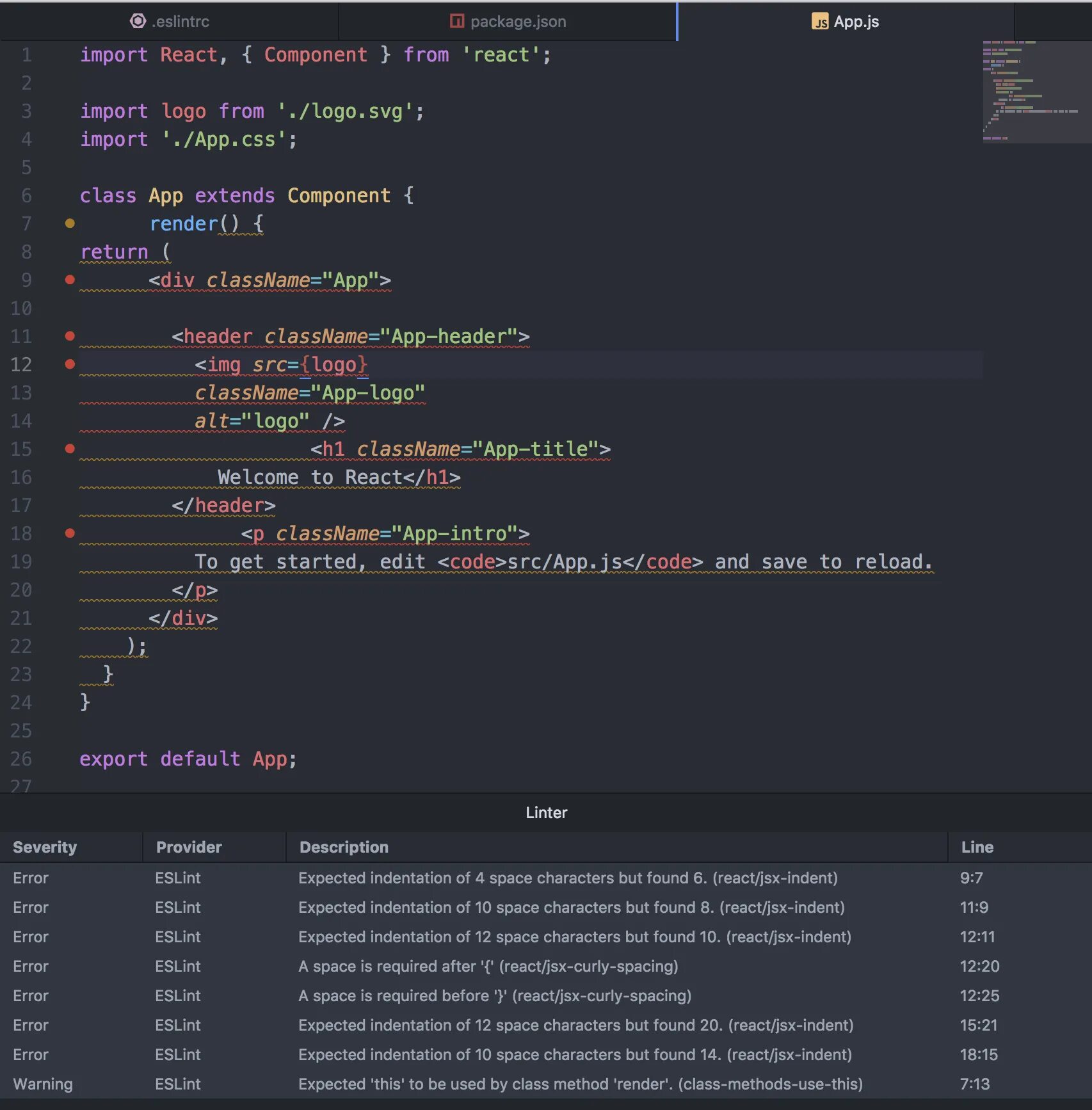 React found. Eslintrc.js. react код. eslintrc.json. jsx react.