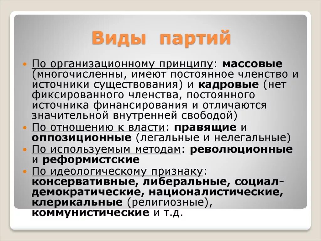 Что дает членство в партии. Виды партий. Партии виды и типы. Политическая партия членство. Кадровые и массовые партии принцип членства.