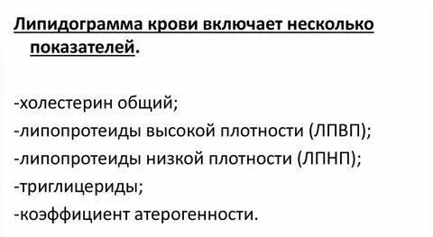 Липидный спектр