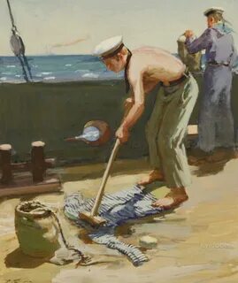 Сошел моряк на берегу