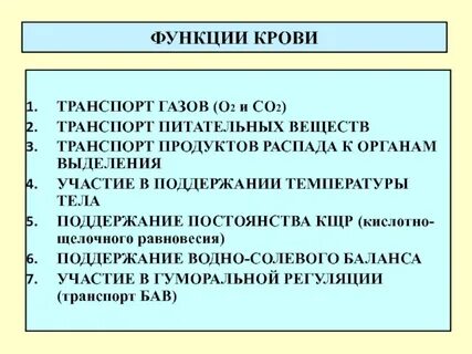 Функции транспорта