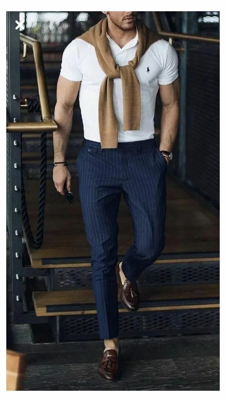 These White Polo Shirt Outfits Are Dope AF en 2025 Mode homme, Mode, Homme