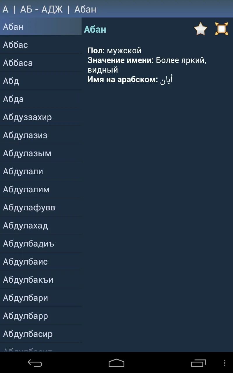 Перевод мусульманских имен