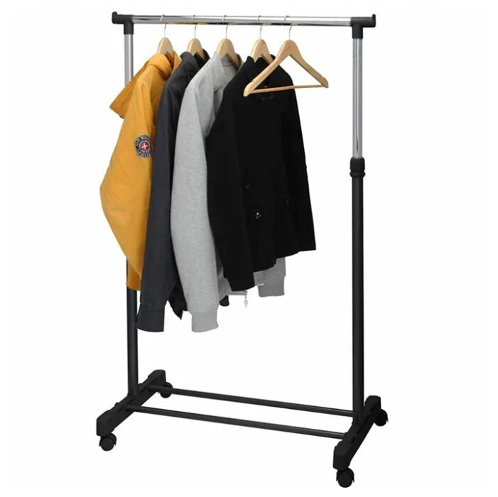 Напольная передвижная стойка для одежды Single-Pole Telescopic clothes Rack. Стойка вешалка для одежды Single Pole Telescopic clothes Rack. Вешалка напольная Катунь раздвижная. Вешалка напольная металл двухсторонняя передвижная st070r75r на колесах. Вешалка офисная