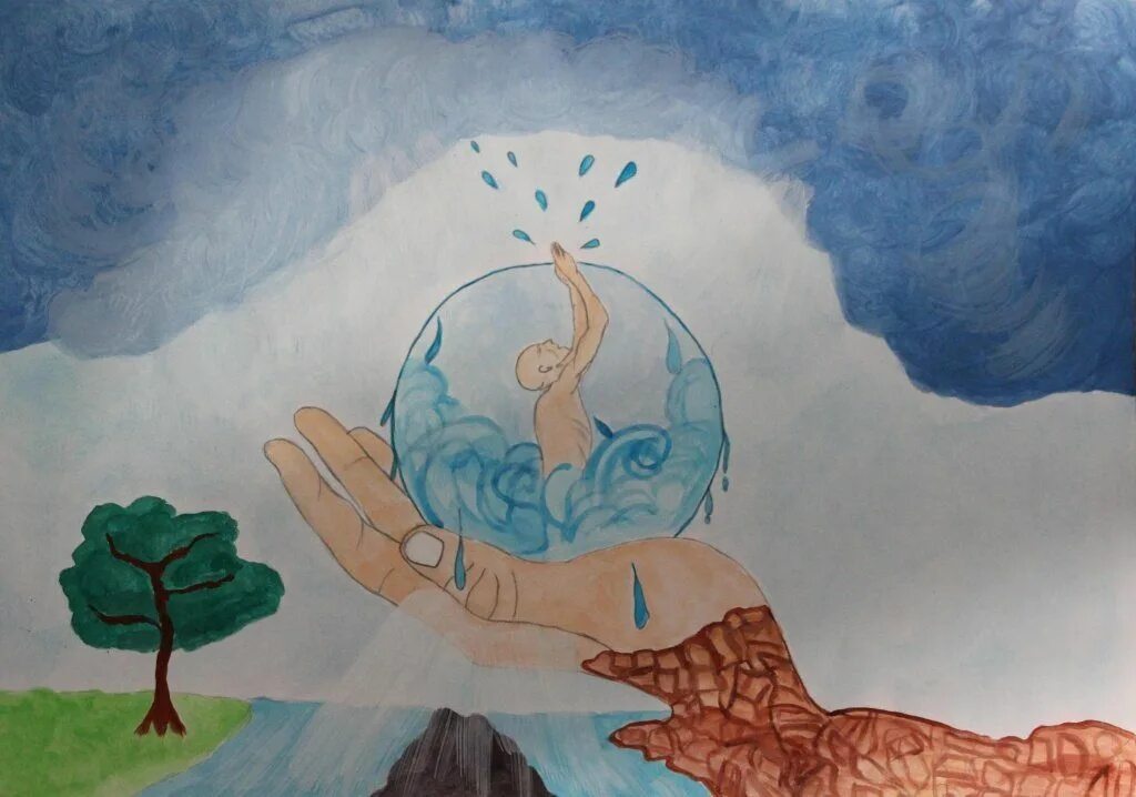 Защита воздуха и воды. Рисунок на тему экология. Рисунки на тему мир воды на конкурс. Рисование на тему вода - источник жизни. Рисунок на тему день земли.