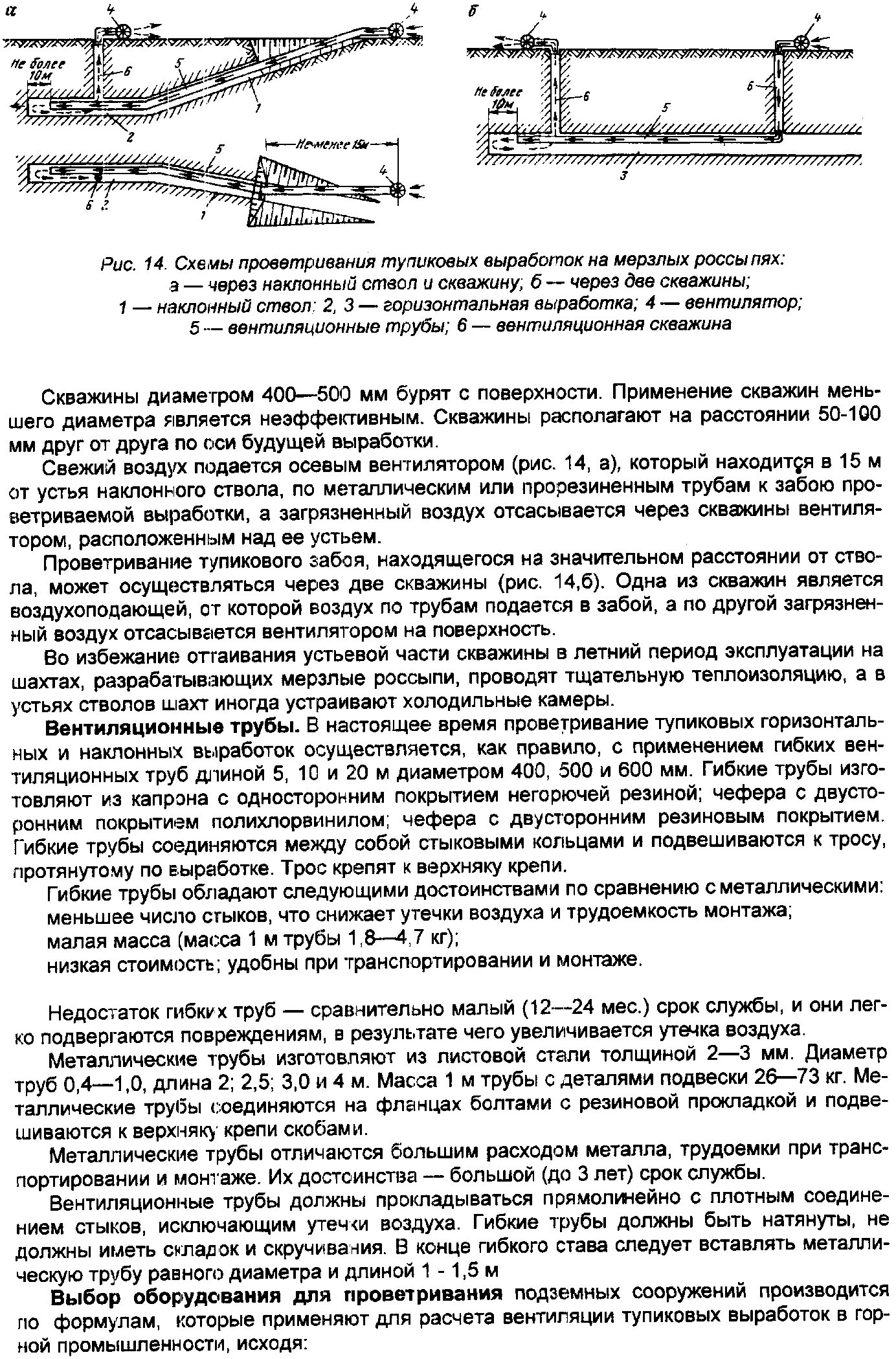 Тупиковая выработка. Проветривание тупиковых выработок. Проветривание тупиковых забоев. Схемы проветривания тупиковых выработок. Вентиляция тупиковых выработок большой длины.