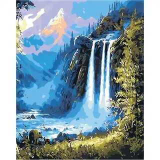 Картины по номерам водопады