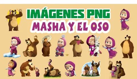 Imágenes PNG Masha y el Oso.