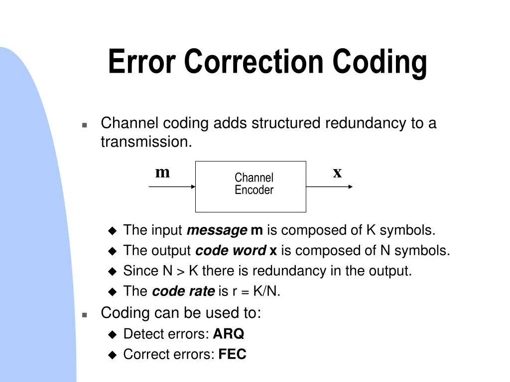 Error correction code. Types of Error correction. Error correction techniques. Error-Correcting output codes.