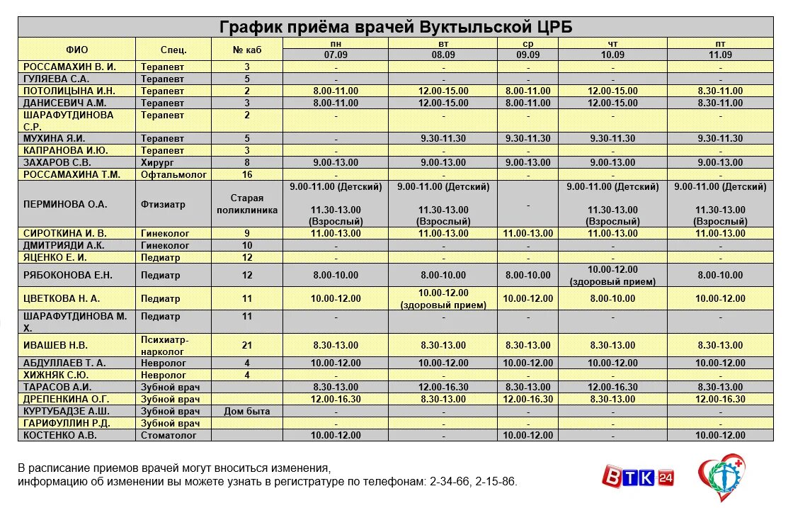 Расписание врачей ярославль чехова. Расписание приема врачей. Расписание врачей центральной поликлиники. Расписание приема врачей в поликлинике. Расписание приема врачей в поликлинике 2.