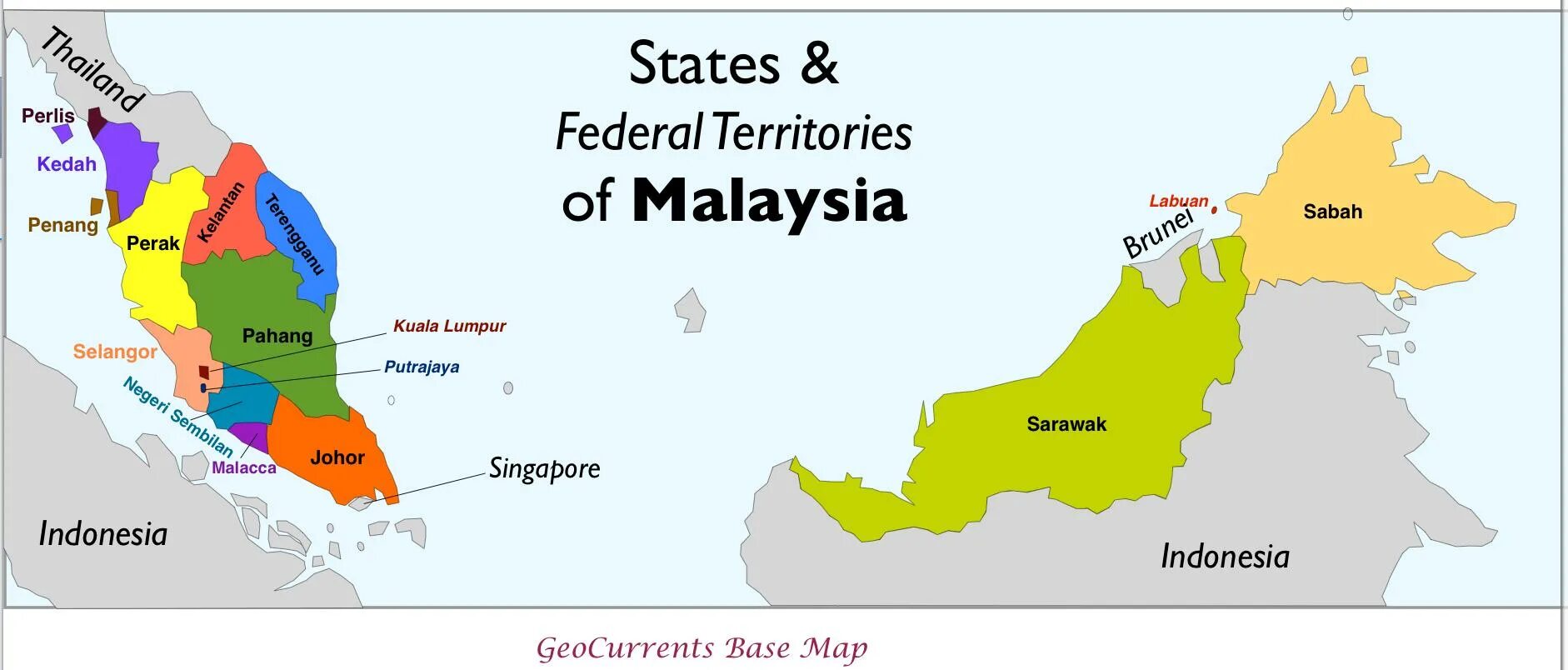 Штаты малайзии. Малайзия карта административное деление. Штаты Малайзии на карте. Административное деление Малайзии. Малайзия субъекты карта.