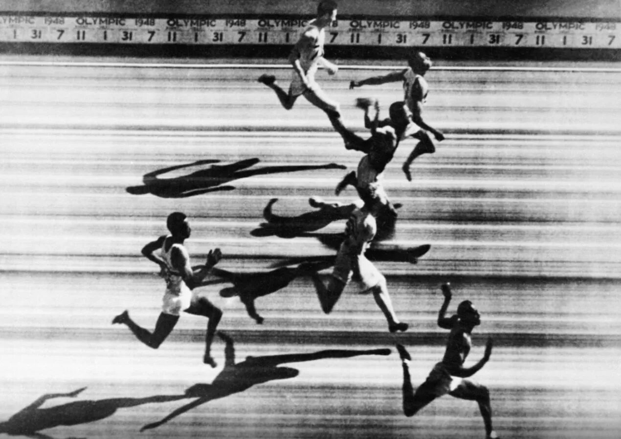 Летние олимпийские игры 1948. Фотофиниш в легкой атлетике.