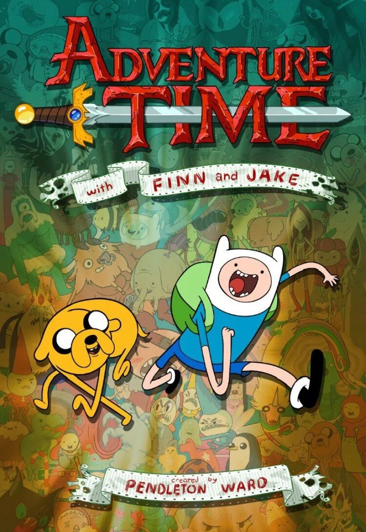 Историю про приключения. Время приключений обложка мультика. Adventure time Постер.