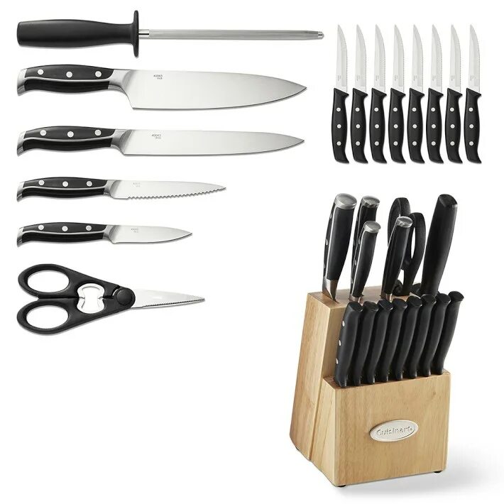 Сколько кухонных ножей. Нож Cutlery Stainless Steel. Ножи Kitchen Knife Stainless Steel. Нож кухонный “Stainless Steel” 2386. Cuisinart ножи набор 15 предметов.