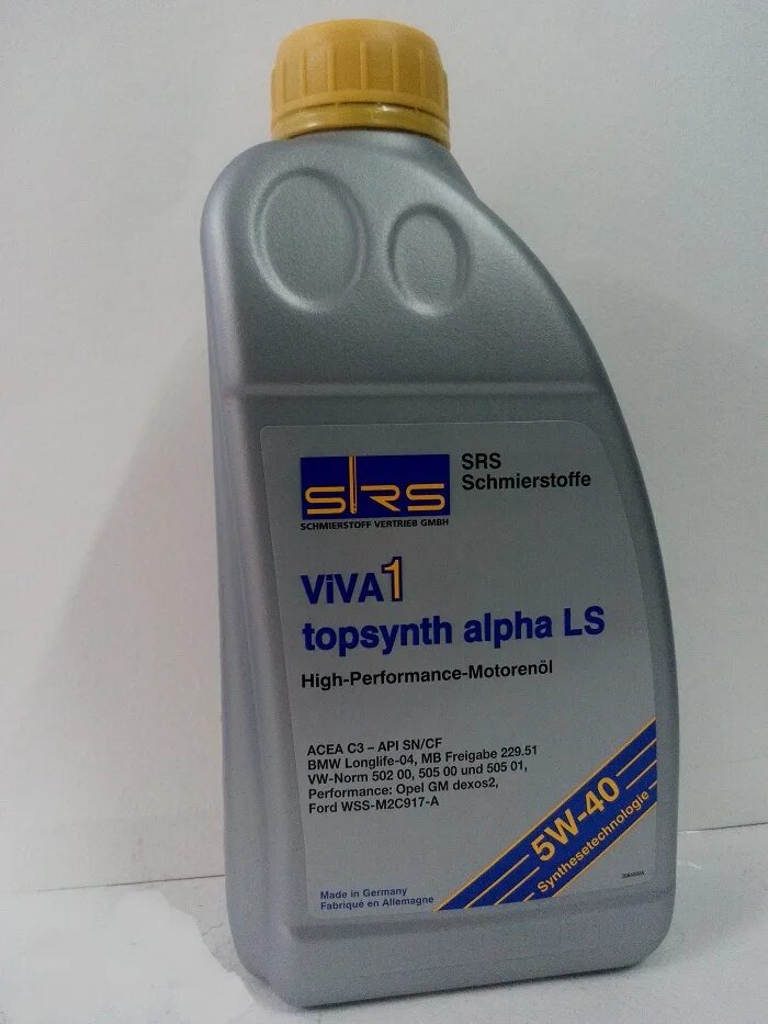 Srs viva 1. Моторное масло SRS 5w40. SRS Viva 1 topsynth Alpha la 5w-30. SRS 5w30 Viva 1 topsynth Alpha 1 литр. Моторное масло SRS 5w30.