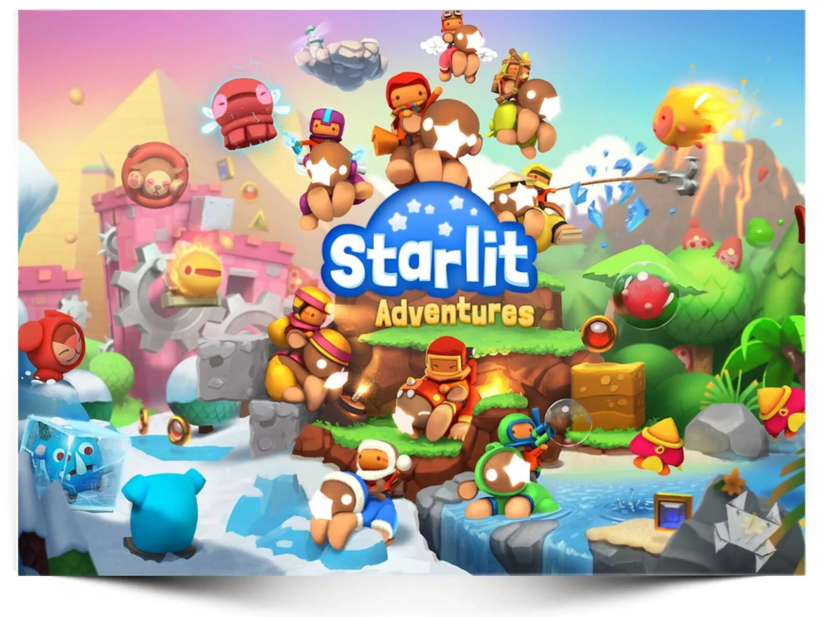 Старлит игра. Starlit Adventures ps4. Starlit Adventures боссы.