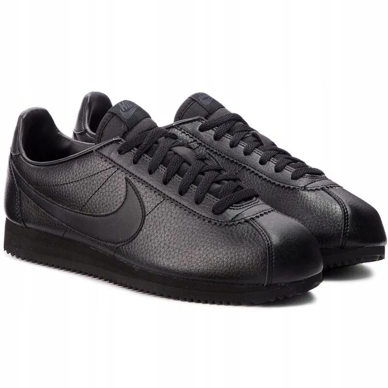 Купить кожаные кроссовки найк. Nike Classic Cortez Leather. Найк Классик Кортес мужские. Кроссовки Nike Classic Cortez. Nike Cortez Classic мужские черные кроссовки.