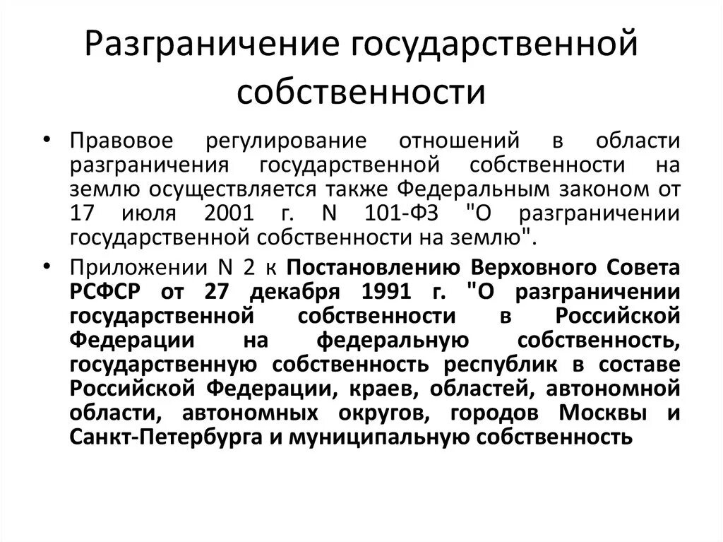 Разграничение государственной собственности. Разграничение государственной собственности на землю. Принцип разграничения государственной собственности на землю. Разграничение гос собственности полномочия.