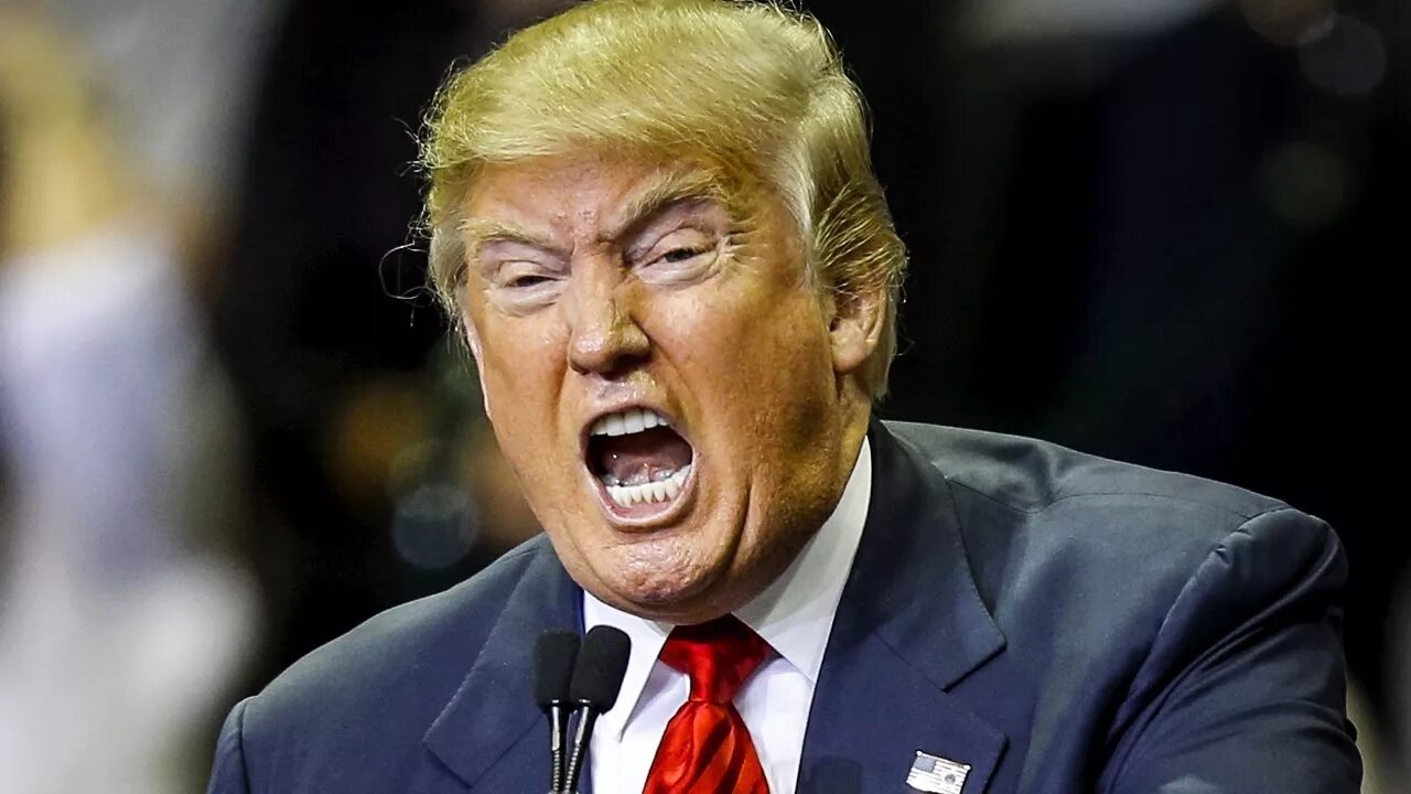 Сколько раз трамп. Трамп злой. маска &quot;трамп&quot;, кричащий.
