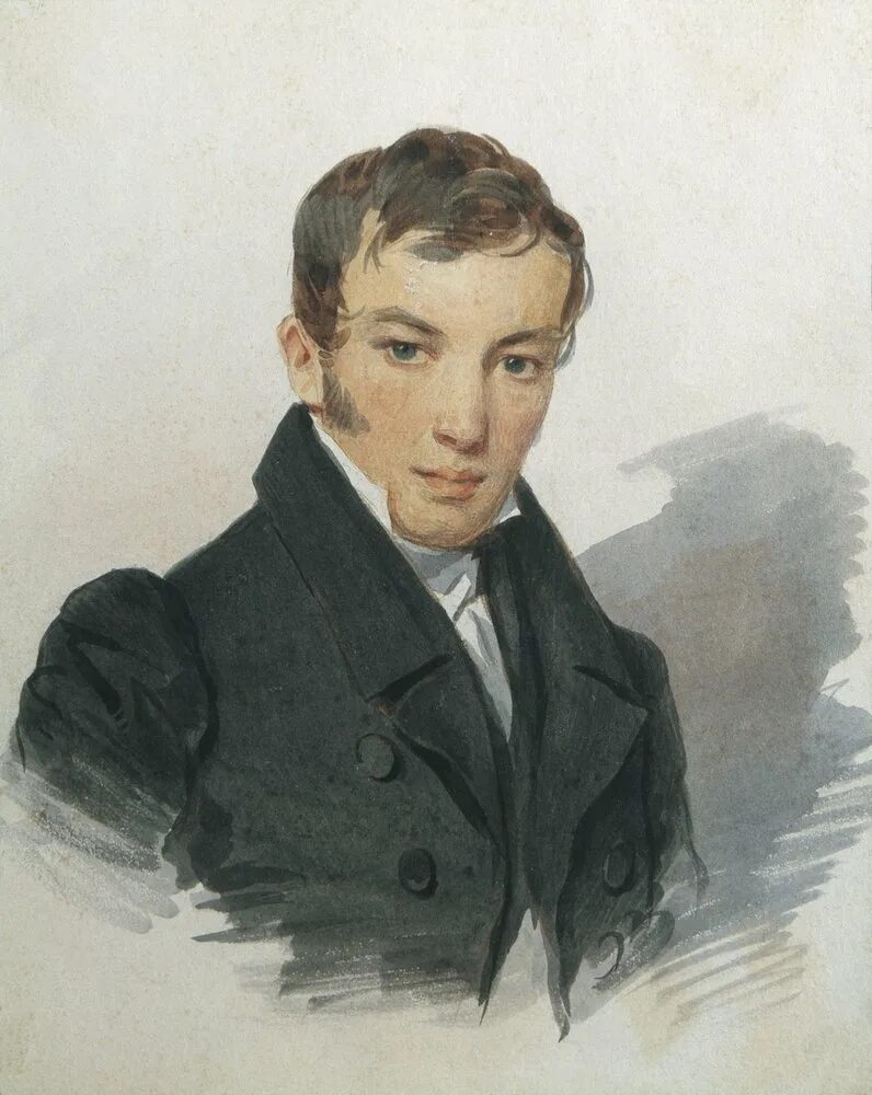 Писатель 1852 года. Портрет Жуковского Василия Андреевича.