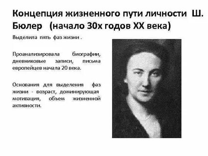 Концепции жизни личности