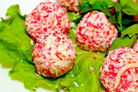 Шарики крабовые на новый год рецепты