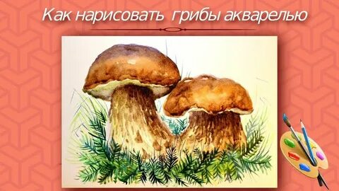 Рисуем грибы 2 класс