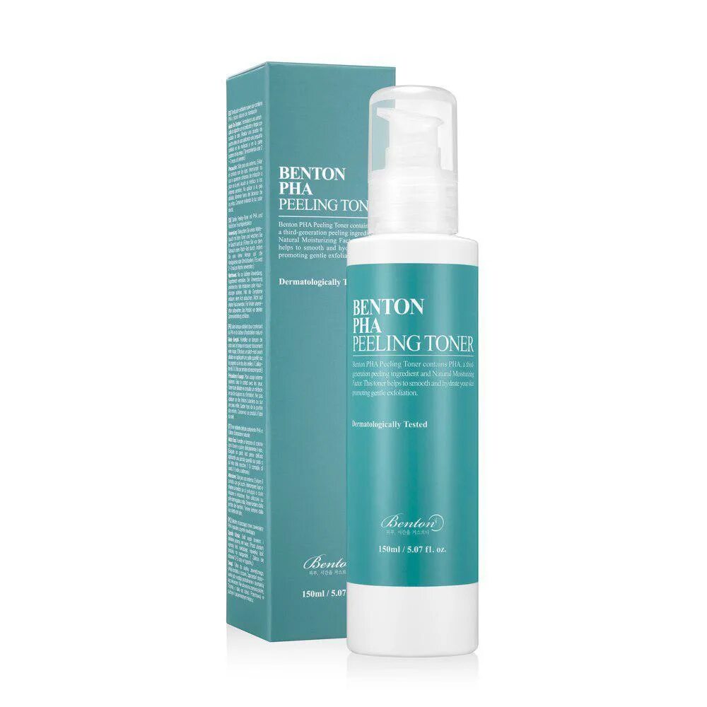 Пилинг с pha кислотой. Benton pha peeling toner. benton тонер с pha. benton pha peeling toner (150ml) exp 2025/05/12. тонер-эксфолиант с pha кислотами benton, 150мл.