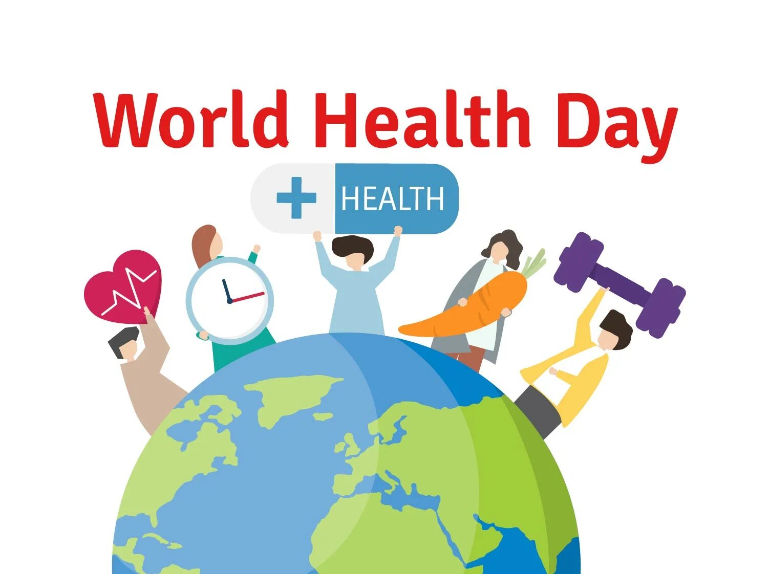 International health day. International health day. Health day. Всемирный день здоровья вектор. World health day.