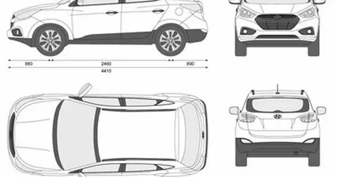 Габариты хендай ix35