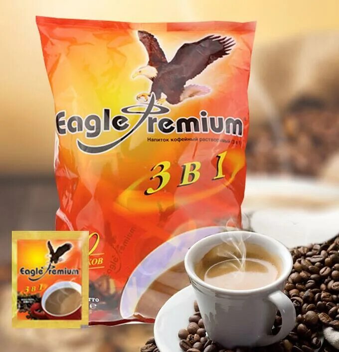 Кофе игл. Премиум 3в1 кофе. Кофе Eagle Premium 3 в 1. Напиток кофейный Eagle Premium 3в1 растворимый 18г. Игл премиум 3 в 1.