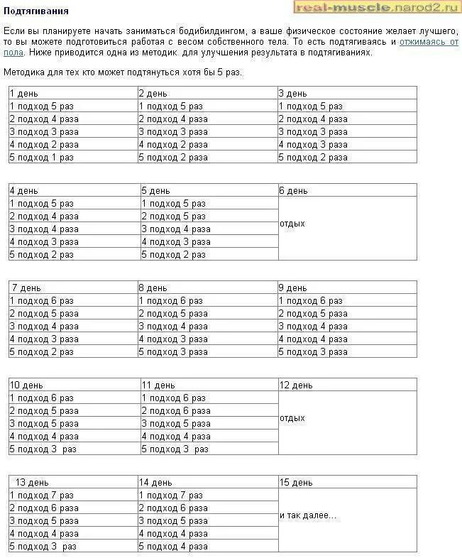 Увеличение количества подтягиваний. Схема подтягиваний на турнике для начинающих. План тренировок для подтягивания с нуля. Таблица подтягиваний на турнике с нуля 0. Программа подтягиваний на турнике с нуля.