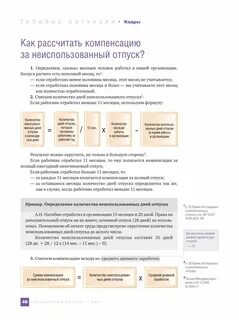 Новое в компенсации за неиспользованный отпуск