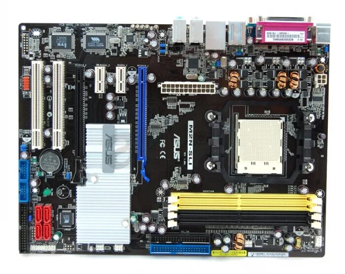 Ремонт материнской платы асус. ASUS m2n-e SLI. Материнская плата ASUS Computer Inc. M2n-SLI охлаждение VRM. Am2 Материнские платы с SLI.