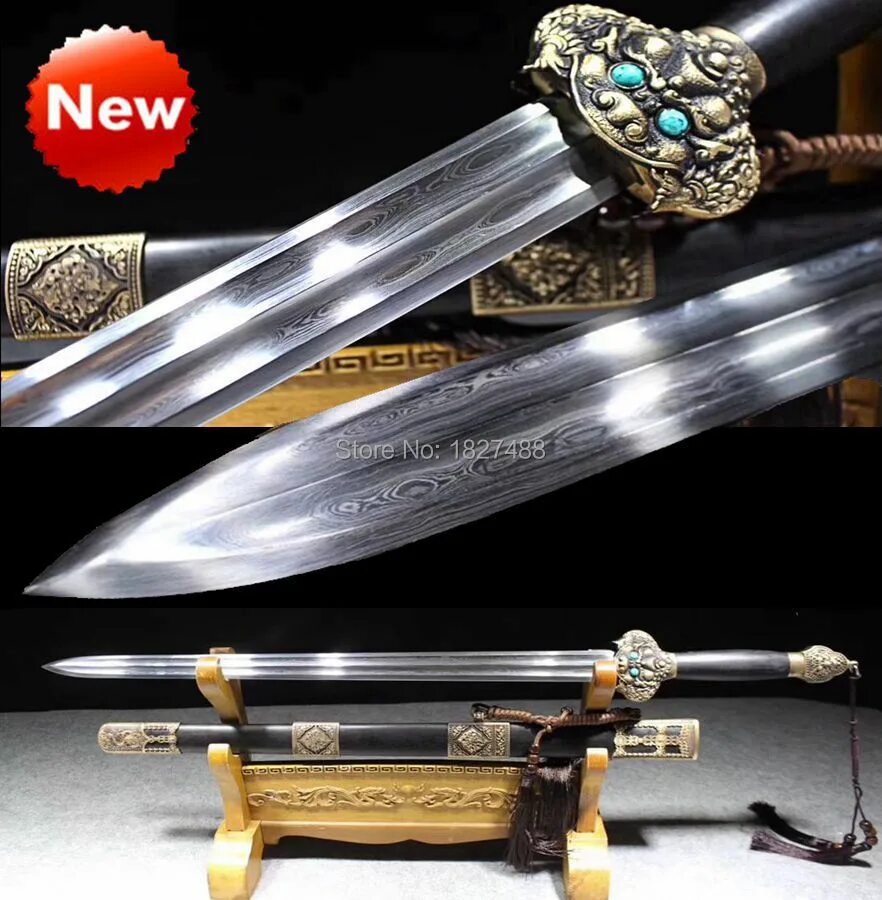 Ханские мечи. Меч хана. Xan Jian. Chinese Sword, Swords real, Broadsword, Battle ready, Full Tang，Sharp, Han Jian.