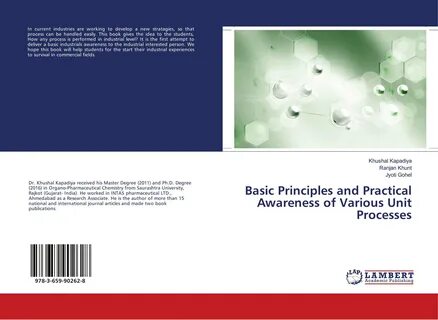 Обложка Basic Principles and Practical Awareness of Various Unit Processes....