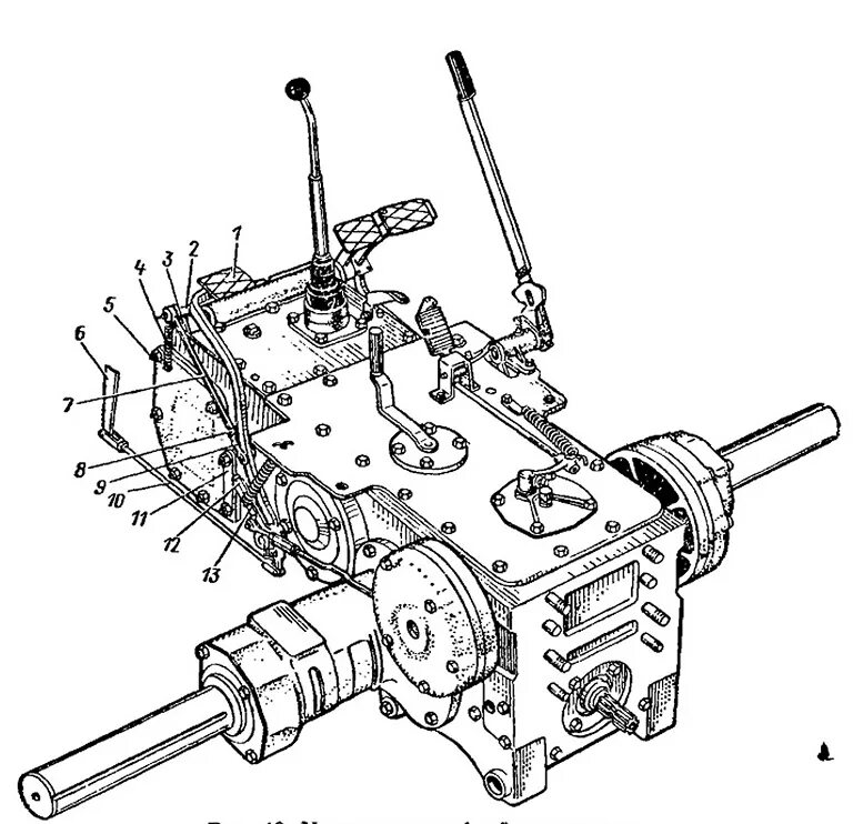 Управление вом мтз. ЮМЗ-6 трактор коробка передач. КПП трактор ЮМЗ 6. Коробка передач трактора ЮМЗ-80. Коробка передач трактора ЮМЗ 6л.
