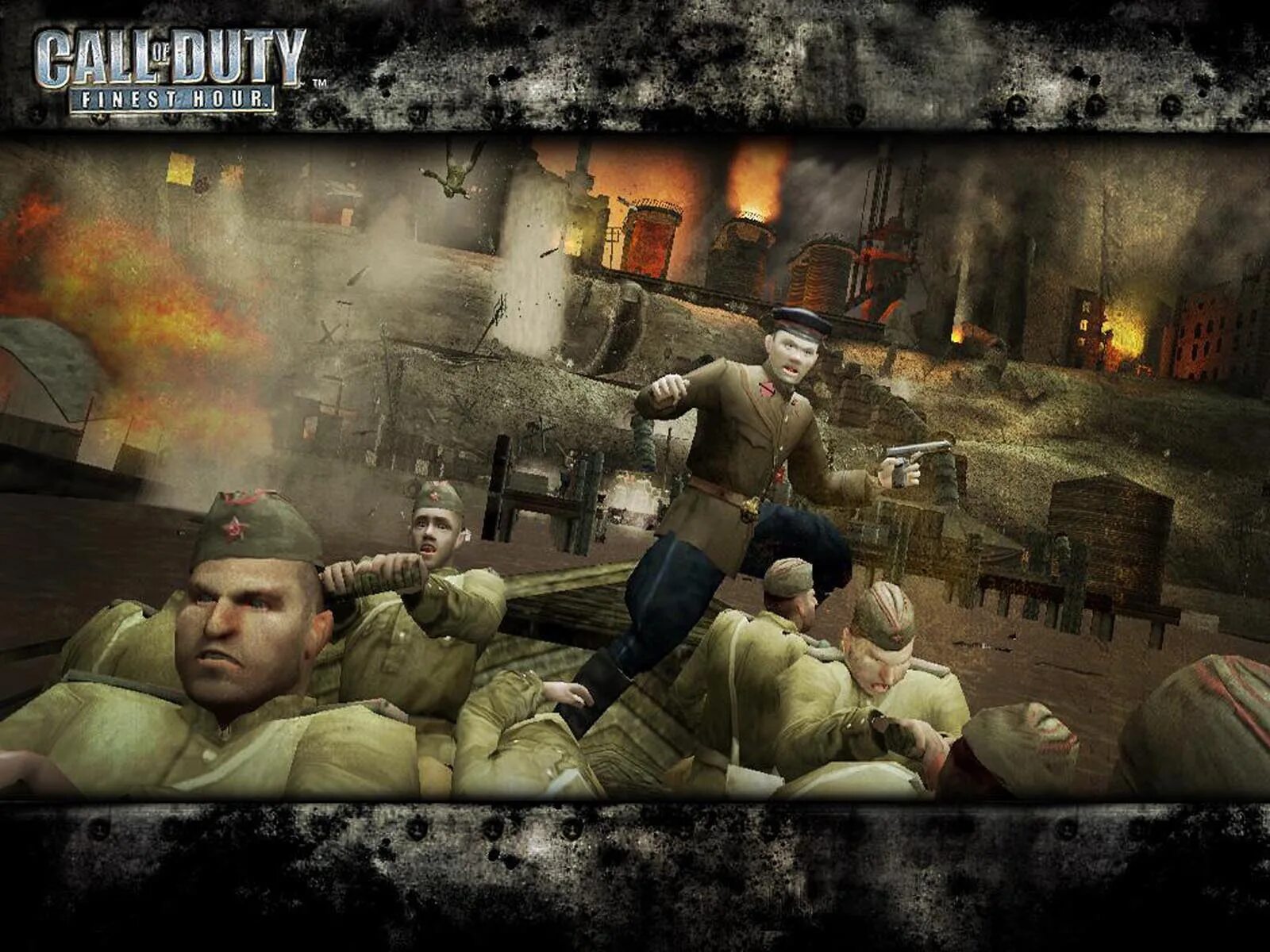 Call of duty iso. Игра - Call of Duty: Finest hour. Call of Duty Finest hour (ps2). Cod Finest hour ps2. Солдат из Call of Duty Finest Honor.