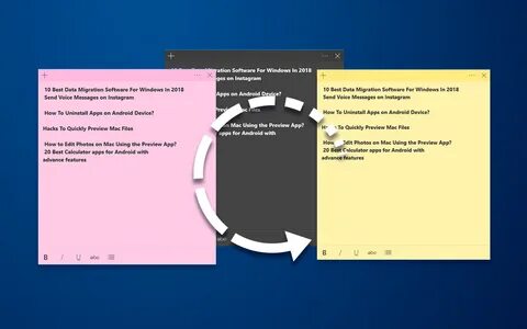Sticky notes windows 10