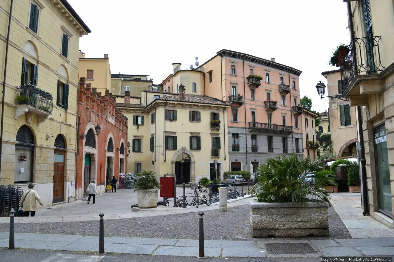 Обои Дома, Улица, Италия, Здания, Italy, Street, Italia, Верона на телефон и раб