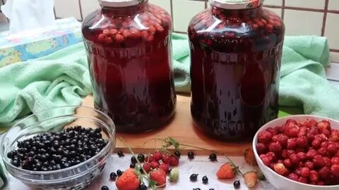 Компот из смородины на зиму 3 литра