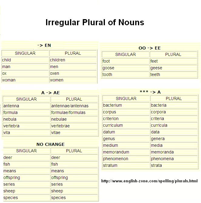 Irregular singular Nouns. Irregular plurals список. Irregular plural Nouns list. Irregular Nouns перевод.