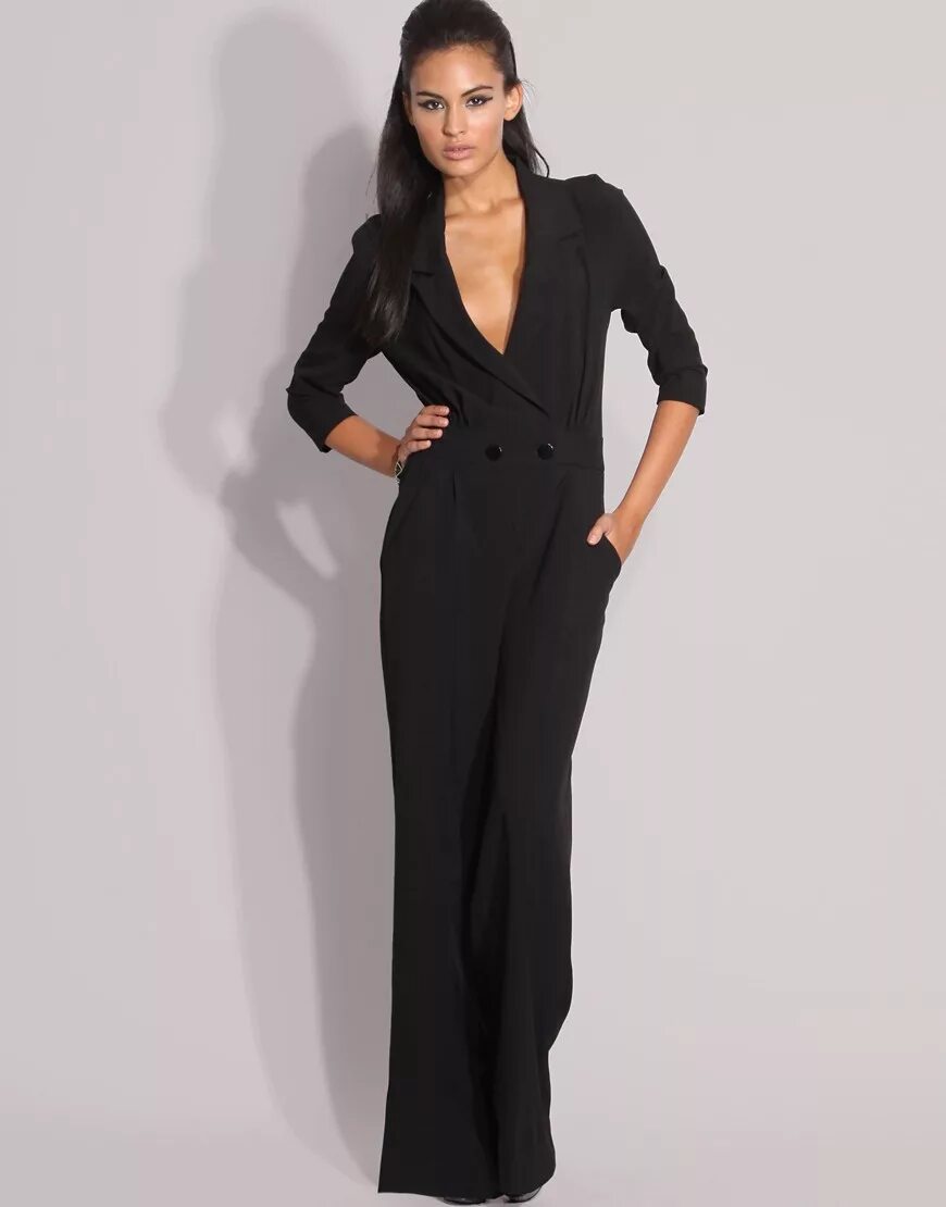 вечерний комбинезон. классический комбинезон женский. чёрный комбинезон женский вечерний. комбинезон женский вечерний. вечерний костюм женский.