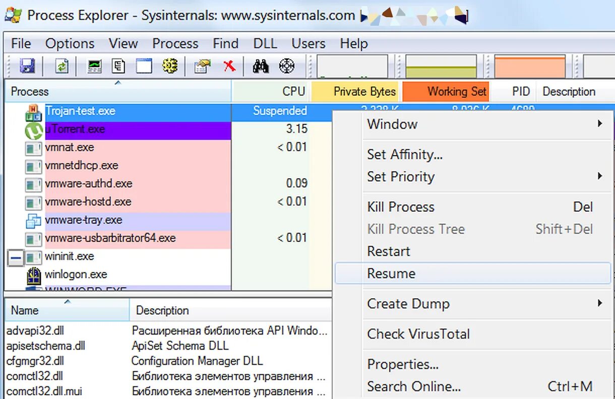 Process dll. Process Explorer. Process Explorer Windows 10. Process Explorer самая последняя версия. Хендлы библиотеки process Explorer.